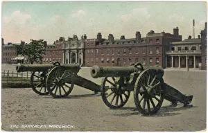 Woolwich Barracks Print C1905