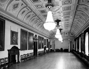 Worcester Guildhall Fine Assembly Room Print, 1721-1724