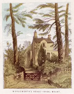 Rydal Mount Print of William Wordsworth's Home
