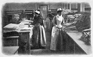 Childrens Welfare Services Prints: Workhouse Laundry