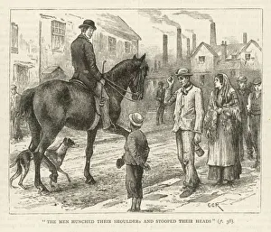 Historical Street Scene Prints: Workman & Boss / Doffs Cap