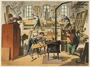 Carpenter and Joiner's Workshop Print