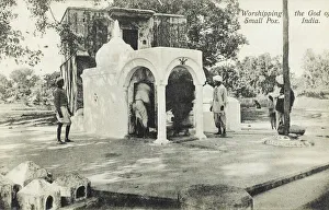 Worshipping the God of Smallpox, India Worshipping the God of Smallpox, India