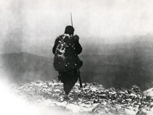 Wounded Montenegrin soldier, eastern front, WW1 Wounded Montenegrin soldier, eastern front, WW1