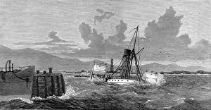 Wreck of the SS Chusan, Ardrossan, 1874 Wreck of the SS Chusan, Ardrossan, 1874