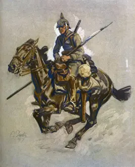 World War One Germany Prints: Ww1 / 1917 / German Despatch