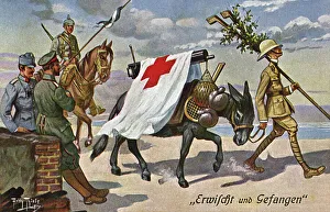 WW1 - German anti-British propaganda postcard WW1 - German anti-British propaganda postcard