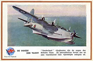 WW2 - British RAF Flying Boat Sunderland WW2 - British RAF Flying Boat Sunderland