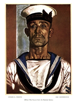 WW2 greetings card, Stoker Andrew Martin WW2 greetings card, Stoker Andrew Martin