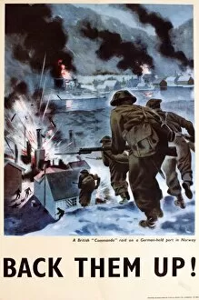 Soldiers Collection: WW2 poster, Back Them Up