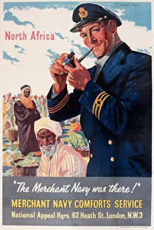 WW2 poster, The Merchant Navy was there WW2 poster, The Merchant Navy was there