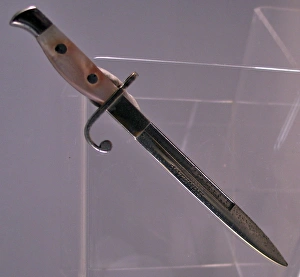WWI Bayonet paper knife engraved - Ostende WWI Bayonet paper knife engraved - Ostende