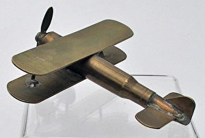 WWI biplane - The fuselage made from a bullet WWI biplane - The fuselage made from a bullet
