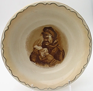 WWI - Cream pottery bowl - Bairnsfatherware WWI - Cream pottery bowl - Bairnsfatherware