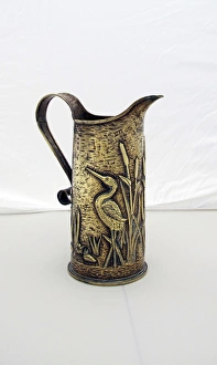WWI jug fabricated from an 18 pounder shell case WWI jug fabricated from an 18 pounder shell case