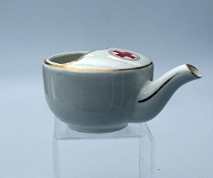 WWI Red Cross invalid feeding cup with spout WWI Red Cross invalid feeding cup with spout
