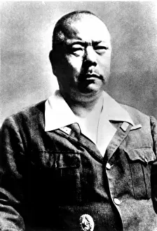 Prints of Yamashita Tomoyuki(1885-1946). General of the Japanese Imperial Army during World War II. 1941 Generals And Leader Prints: Yamashita Tomoyuki Print: Japanese General of World War II