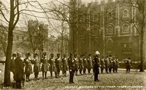 Tower Of London Prints: Yeoman Warders of the Tower Print, 16th Century Uniform