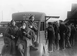 World War 2 Events Prints: Ymca Tea Car