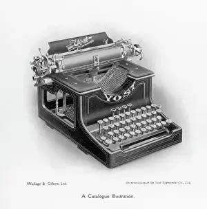 Antique Office Equipment Prints: Yost Typewriter