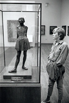 Young woman at Tate Gallery, London Young woman at Tate Gallery, London