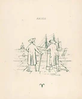 Aries Zodiac Sign Prints: Zodiac / Aries (Maxims)