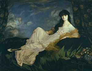 ZULOAGA ZABALETA, Ignacio. Portrait of the countess ZULOAGA ZABALETA, Ignacio. Portrait of the countess