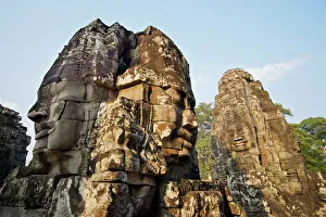 Angkor Bayon faces - Cambodia Angkor Bayon faces - Cambodia