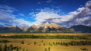Danita Delimont Collection: Clearing storm over the Teton Range, Grand Teton National Park, Wyoming, USA. Date: 25-05-2021