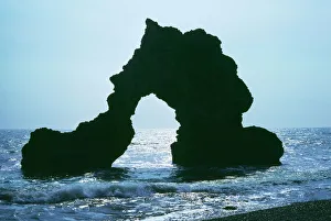 Isle of Wight, UK - Chalk Arch Freshwater Bay Isle of Wight, UK - Chalk Arch Freshwater Bay