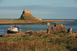 Lindisfarne Castle - view from harbour Lindisfarne Castle - view from harbour