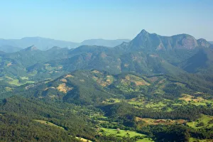 Mount Warning - evening view from Best of All Lookout towards the Border Range National Park Mount Warning - evening view from Best of All Lookout towards the Border Range National Park