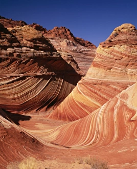 USA - Plateau cross-bedded navajo sandstone. Utah, Colorado USA - Plateau cross-bedded navajo sandstone. Utah, Colorado