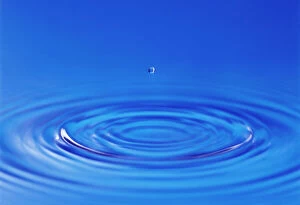 Drops Collection: Water ripples and droplet