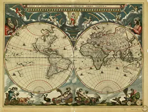 17th century world map 17th century world map