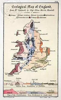 1838 Geological Map of England by Mantell 1838 Geological Map of England by Mantell
