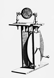 18th century static electricity generator 18th century static electricity generator