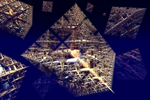 3D Pyramidal Fractal Print
