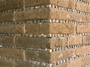 Natural Building Materials Prints: Adobe brickwork C016 / 9609