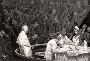 Agnew's surgical clinic, 1889 Agnew's surgical clinic, 1889