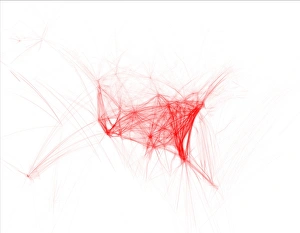 Air Traffic Visualisation Print
