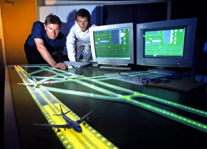 Images Dated 14th August 2003: Airfield Lighting Simulation Print
