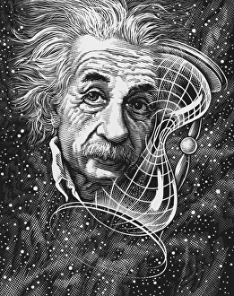 Nobel Prize Winner Prints: Albert Einstein, German physicist