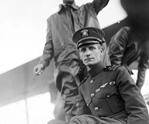 World War I Aviation History Prints: Albert Read, US transatlantic pilot