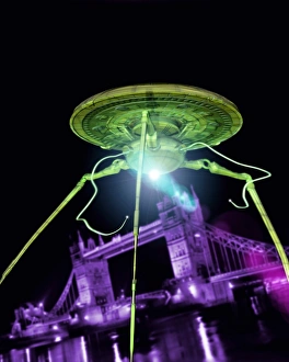 Images Dated 20th December 2004: Alien Tripod Machine Print