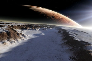 Gas Giant Planets Prints: Alien moons, artwork