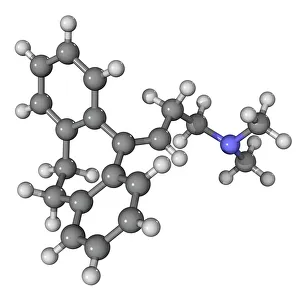 Images Dated 14th April 2011: Amitriptyline Molecule Print