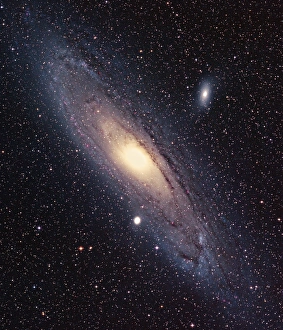 Andromeda Galaxy Prints: Andromeda Galaxy Print - Optical Image of Spiral Galaxy M31