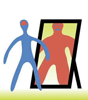 Body Image Issues Prints: Anorexia, conceptual artwork