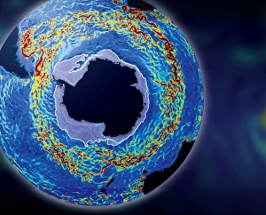 Antarctic Ocean Current Print